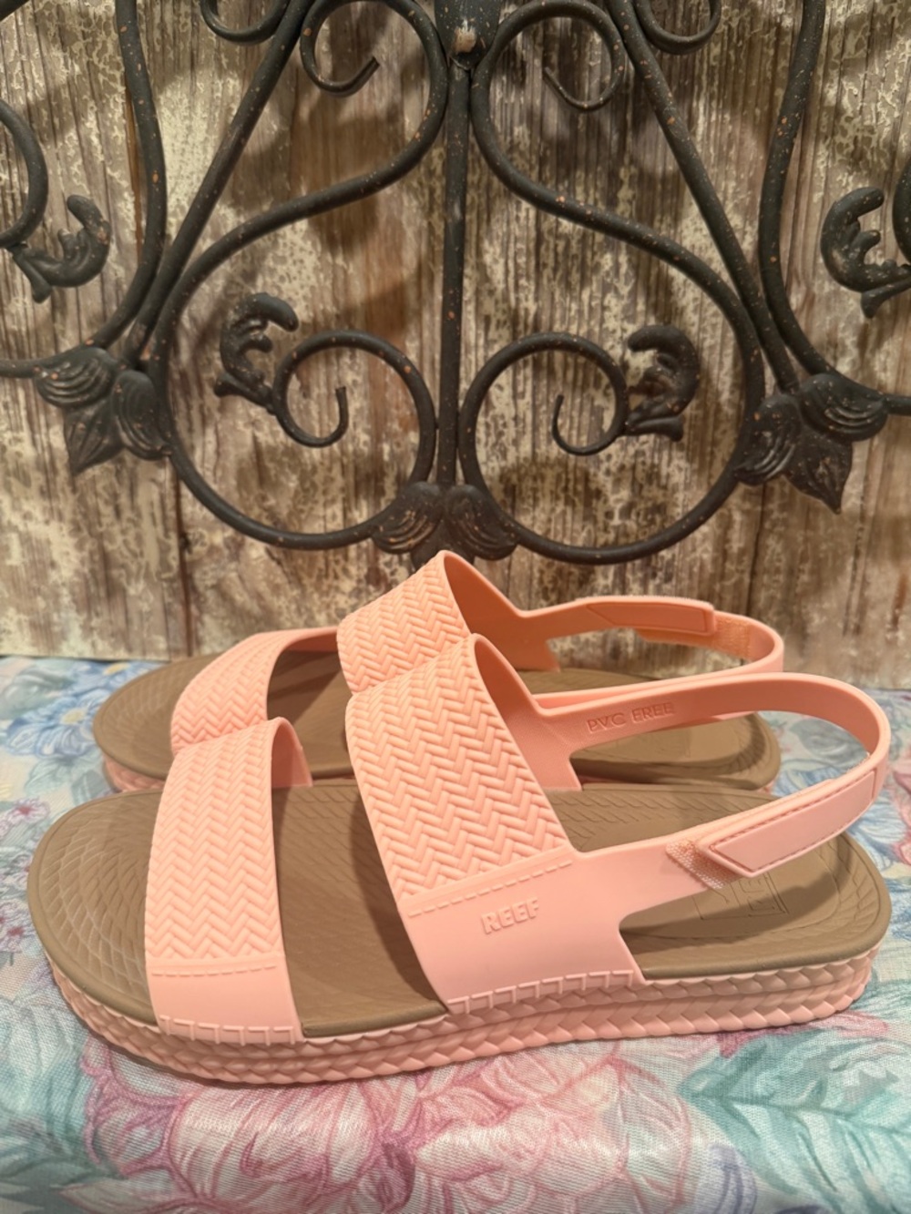 REEF Platform Sandals Womens Waterproof EVA Foam Arch Support Beach Slides​ 9